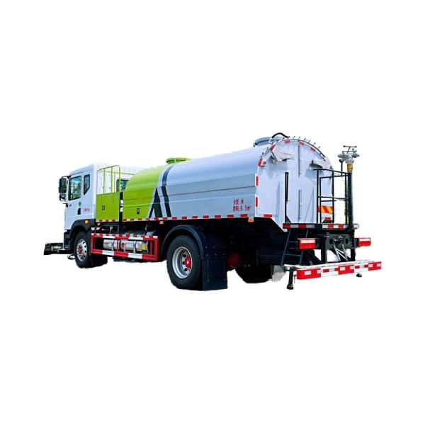 6x4 Chassis Diesel Pressure Cleaning Truck With Sewage Vacuum Suction Municipal Sanitation Truck