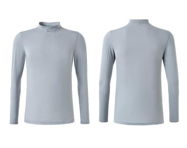                  Golf Clothes Men′s Spring and Summer Sunscreen T-Shirt Ice Silk Leggings Long Sleeve High Neck Korean Version of Quick Dry Cool Feeling Ball Suit             