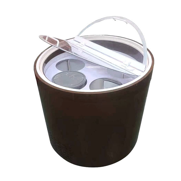 Manufacturer Customized Wholesale Large Capacity Fast Cooling Ice Cream Cake Rotary Display Cabinet