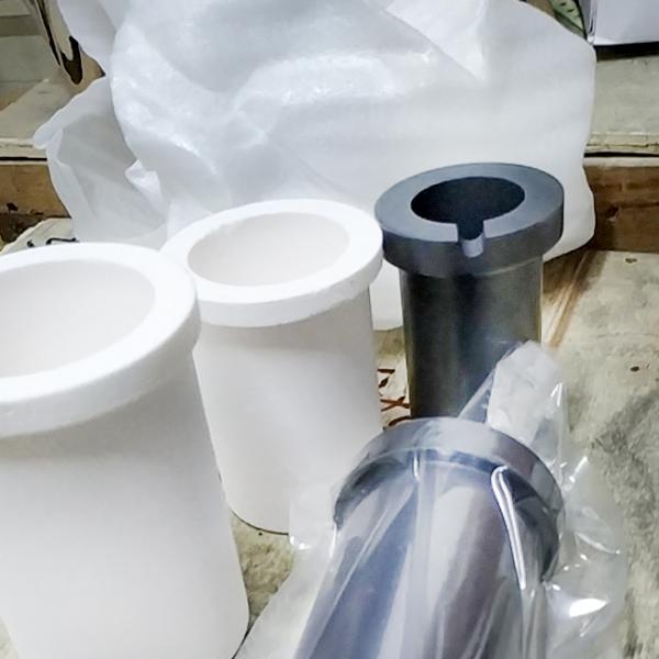 Внутренний графитовый тигель тигля 2.5kg золота размера 43.5mm плавя высокий чистый