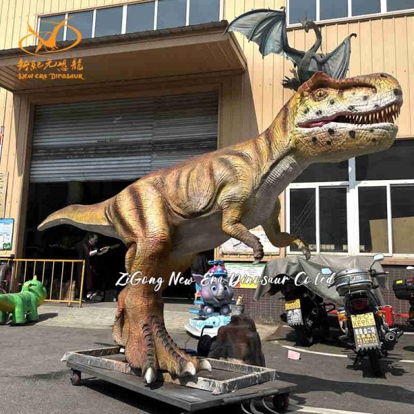 Dinosaurios T-rex animatrónicos robóticos de tamaño real y vívidos para Jurassic World