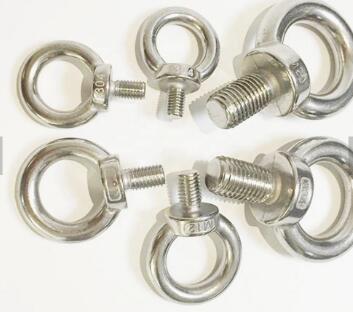 ANSI / ASME Drop Flange Head Screws Forged Carbon Steel Eyebolt Hot Dipped Galvanized Finish