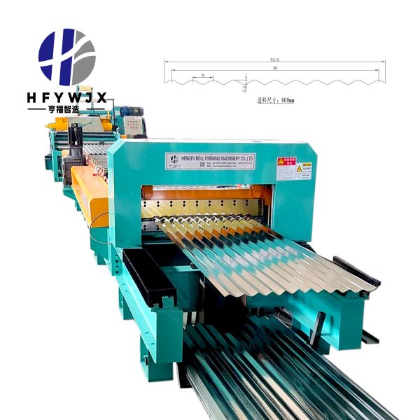 26 Stations Corrugated Sheet Roll Forming Machine PLC Intelligent Control