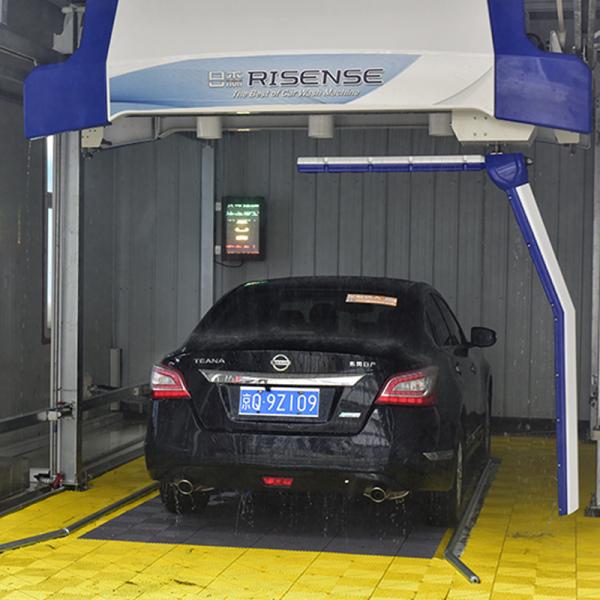 Qingdao Risense 360 Full Automatic Car Wash Equipment Touch Free Car Wash with air Dryer and lava Shampoo