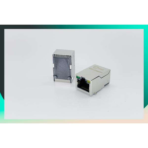 10/100 оснований - плата Джека локальных сетей штепсельной вилки 100М СМТ ТС модульная ВВЕРХ ПО 12 - Пин с соединителем и трансформатором СИД РДЖ45