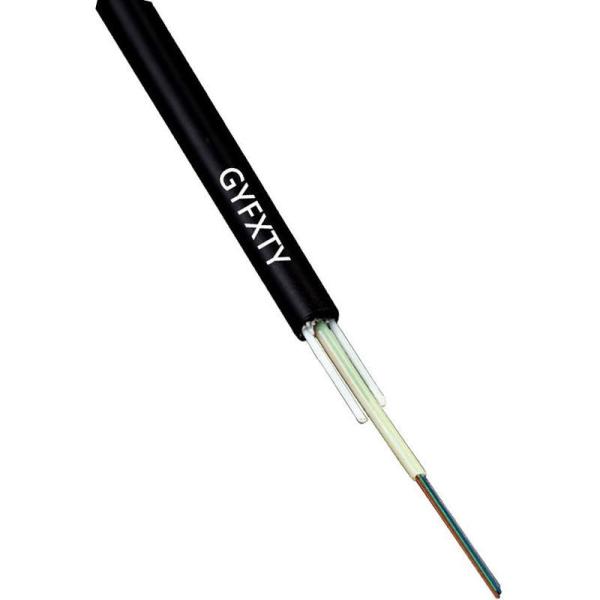 Manufacturing Outdoor Single Mode Non Armoured Gyfxty G625D 6 12 24 Cores Fiber Optic Cable 