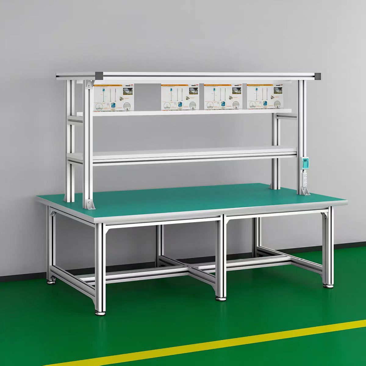 Electric Mobile Lab Workbench 1.2m / 1.5m / 1.8m ESD Work Bench