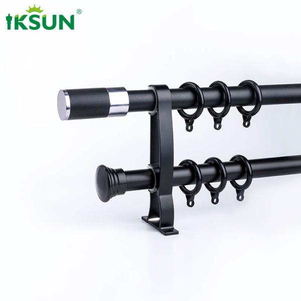 New Style Vintage Roman Rod Curtain Rod With Brackets For Windows For Home Decoration