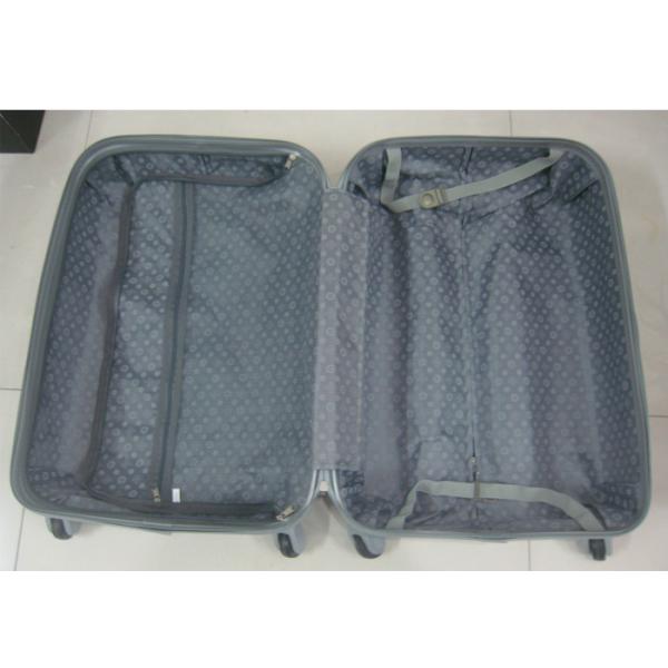 3 Piece Luggage Set 4 Wheels , ABS Waterproof Travel Bag Set With Plastic Handle