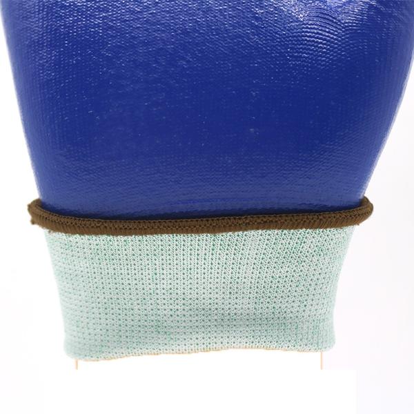 ZM 18 Gauge Cut Resistant Oil Resistant Working Gloves Smooth And Sandy Nitrile Coating Fishing Gloves