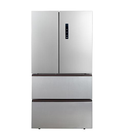 Home Appliance Four Doors French Fridge Freezer Electronic Control With LCD Touch Key