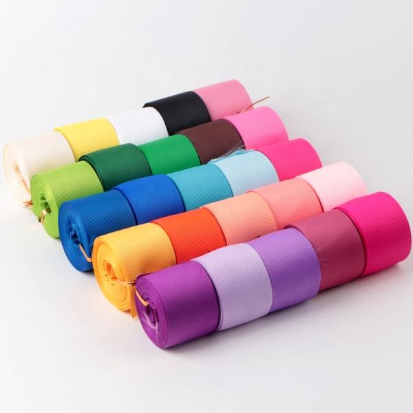 Manufacturers MSD Ribbon Stocked 3-100mm Polyester Grosgrain Ribbon with Pantone Card