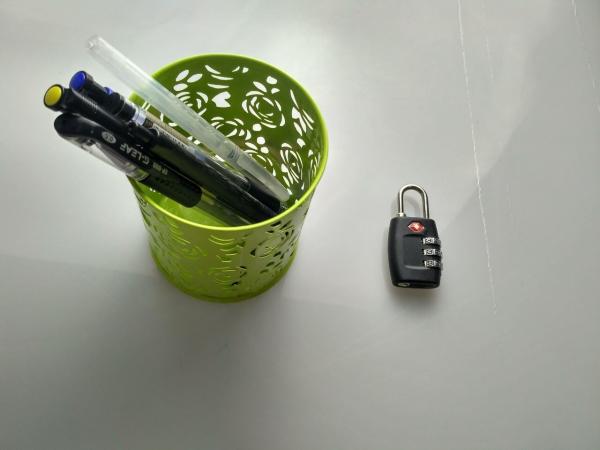 Professional 3 Dial Combination Lock Zinc Alloy / PC Material Color Customized