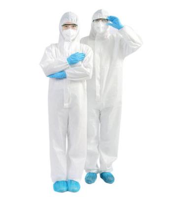 Tear Resistant Disposable Protective Coveralls For Food / Pharmaceutical Industry