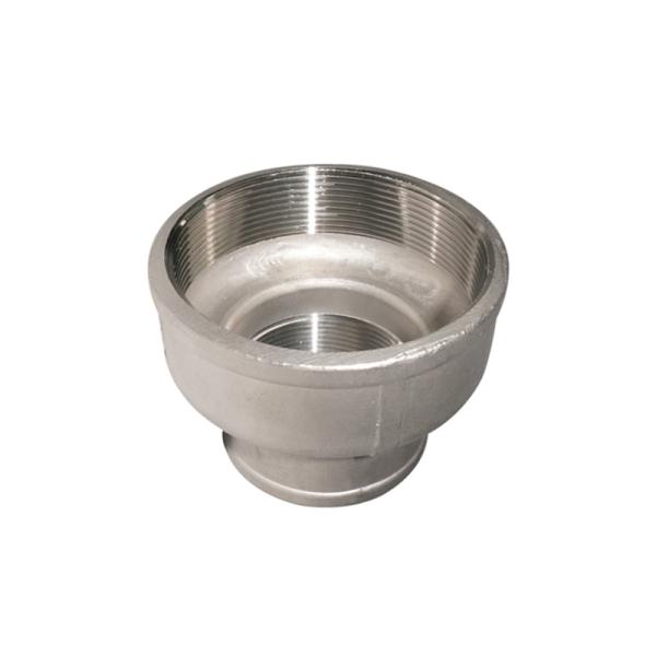 Food Grade Ss304 Ss316 Plumbing Female Thread Reducer Casting
