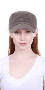 Profile Hat Baseball Cap Outdoor Camouflage Fishing Cap, Dad Hat Adjustable Unconstructed Plain Cap