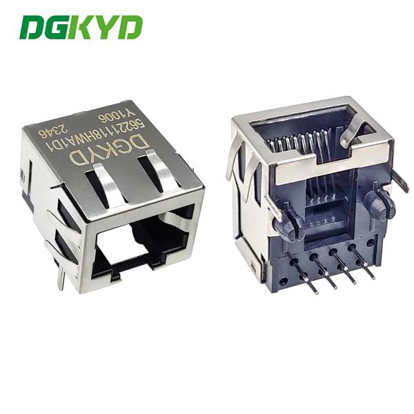 Conector de porta única RJ45 TAB-UP tomada de porta de rede 8p8c sem filtro DGKYD56221118HWA1D1Y1006