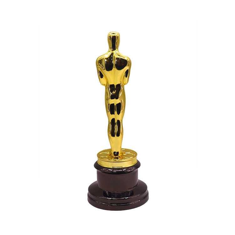 Customized Logo Zinc Alloy Metal Trophy with Irregular Shape for Decoration and Commemorative Awards