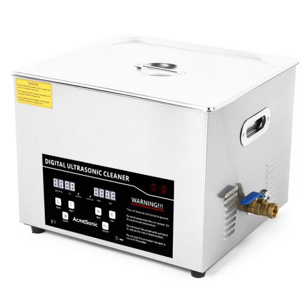 Stainless Steel Ultrasonic Cleaner with Adjustable Heating Powerful 360W Cleaning Solution