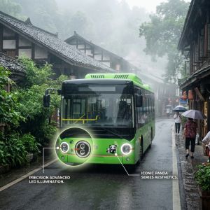 6.6m Electric City Bus Zero Emission ZEV Bus 24 Seater for Urban Transportation