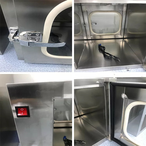 316 Stainless Steel Dust Free Cleanroom Pass Box With CE Certification