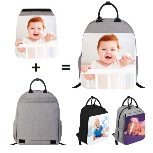 Sacs à dos multifonctionnels en blanc pour l'impression de photos