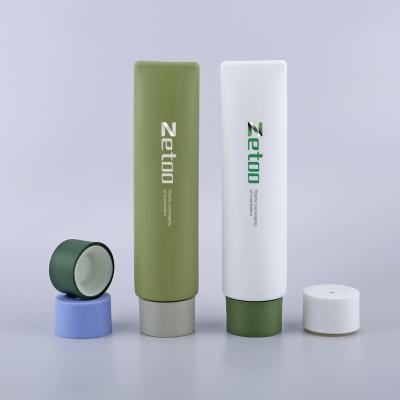 Soft Touch Plastic Cosmetic Bottle 120ml Cosmetic Bottle Packaging With 40mm Diameter Cap