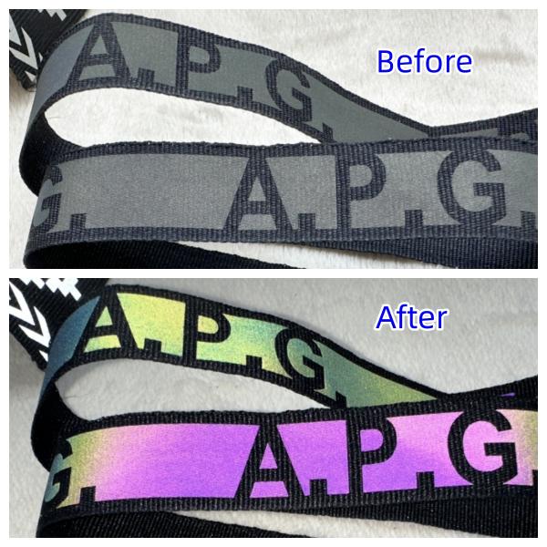 Etiquetas impresas a medida Etiquetas para ropa Logotipo reflectante Lavable