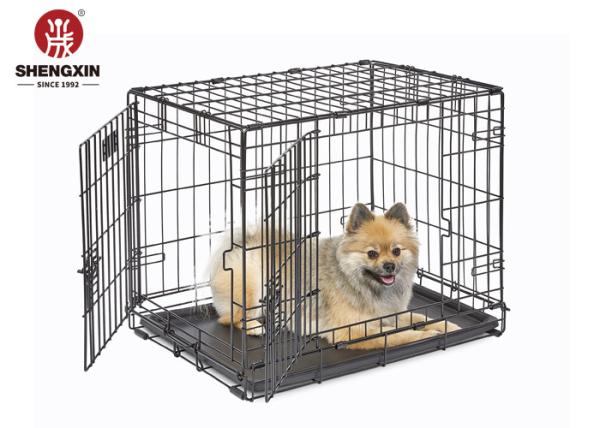 Household Metal Wire Dog Teddy Pet Indoor Rabbit Cage With Toilet