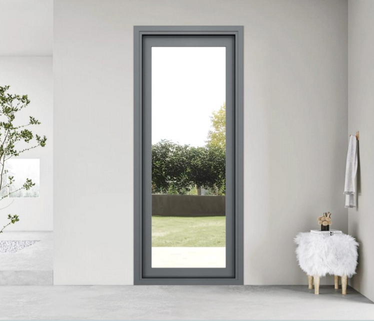 Hinged Entry Aluminum Casement Door For Industrial and Commercial Applications