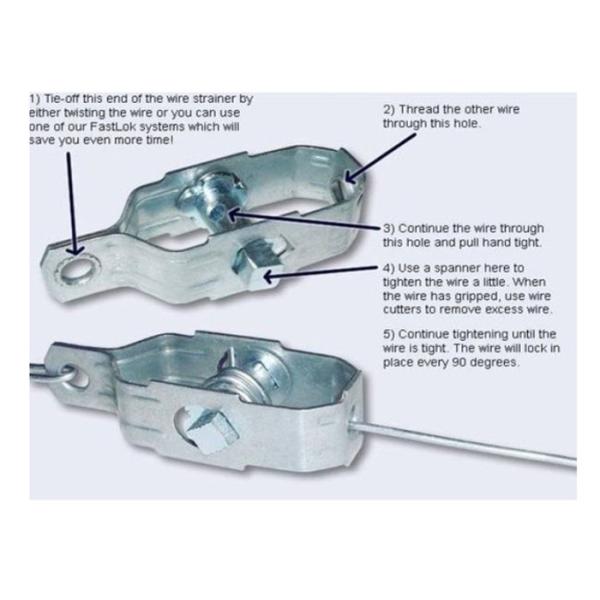 Economic Galvanized Steel Farm Fence Wire Tensioner Adjusting Mesh And Ropes