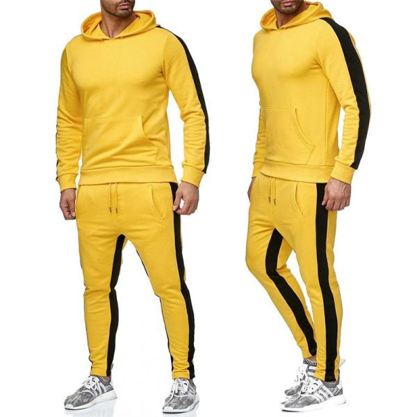 35% Polyester 65% Cotton Anti - Static Custom Outdoor Clothing Fitness Sweat Suit S - 5XL Size