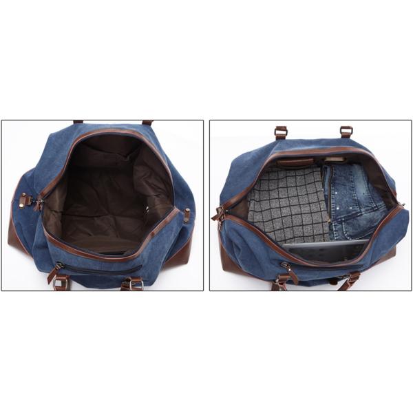 Большие случайные черные навощенные кожаные вещевые мешки перемещения холста