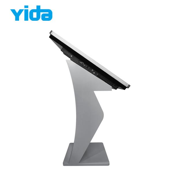 Floor Standing 65 Horizontal Lcd Advertising Screen 350CD/M2 Infrared Touch Kiosk