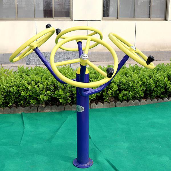 Ground Mounted Outdoor Fitness Equipment For Backyard Antifade Anticrack
