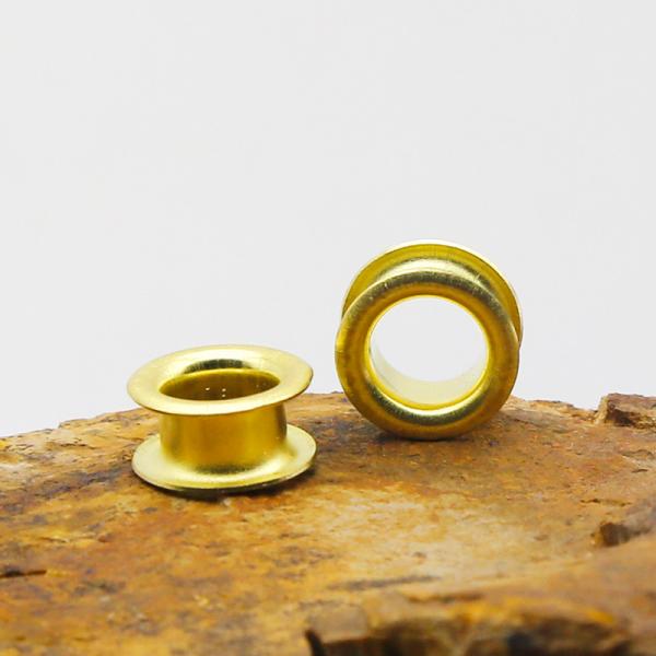 Customized Solid Copper Hollow Rivets Hot / Cold Heading Crafts
