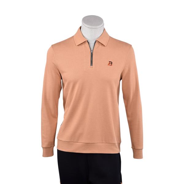 T-shirt de manga larga 100% de algodón para hombres