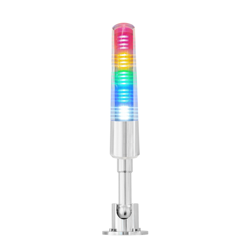 ONN-M4S-F Aluminum Body Stack Light With Buzzer Flexible Mount CNC Equipment
