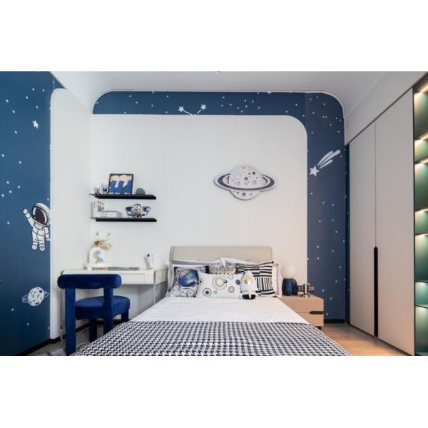 Стильный практичный стальной гардероб Детский гардероб с 150-градусным открытием дверей