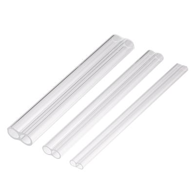 Clear Quartz Tube for Twin Tube Infrared Lamps 8-33mm