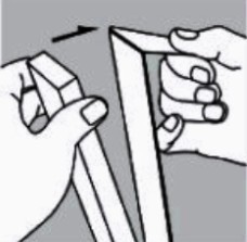 Нержавеющая сталь / резиновый нож держатель тяга сила 4 кг инновационный дизайн для легкого хранения