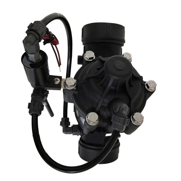 High Flow 2 Inch Nylon Solenoid Valve, Y-Pattern Hydraulic Pressure Reducing Valve for Precision Drip Irrigation
