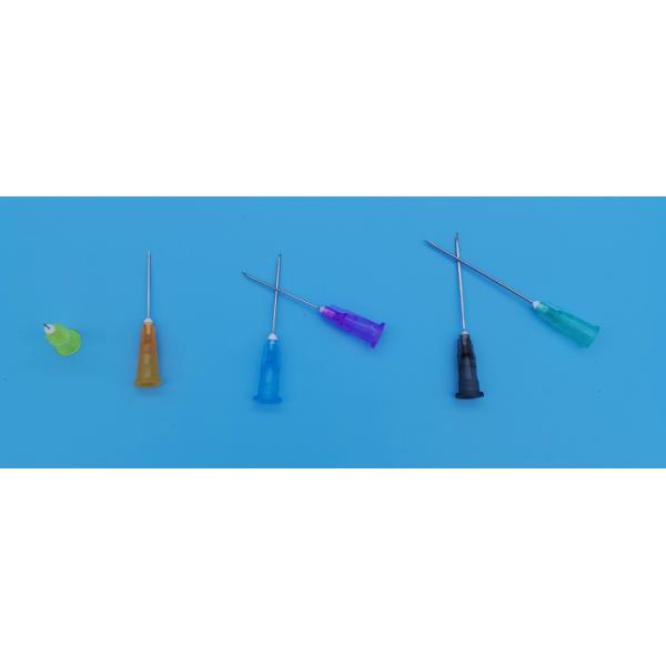 Blue Grey Disposable Syringe Needles Side Hole Out Diameter 1.8mm 15G