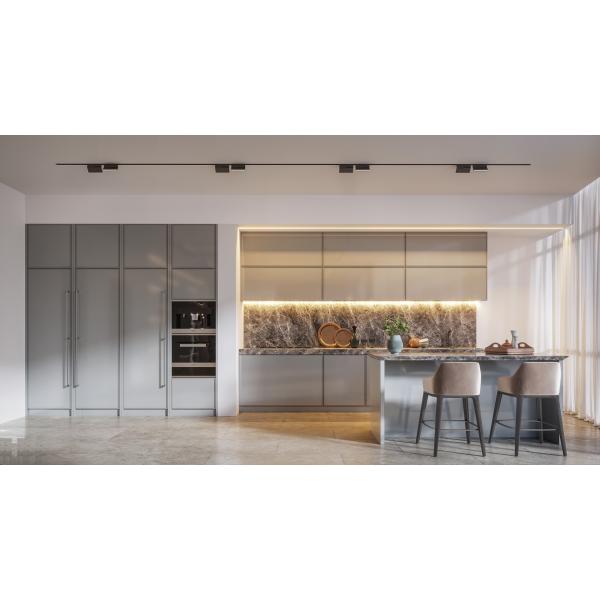 Modern Luxury Interior Furniture Flat Pack Design Cupboard Kitchen Cabinets