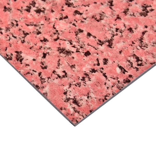 Panneau composé en aluminium de marbre avec le noyau de PE/FR pour la décoration de construction