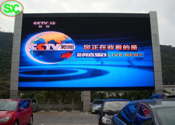 Full Color P10 Electronic Outdoor Advertising LED Display Screen High Brightness