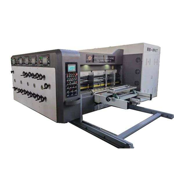 Vácuo que alimenta a máquina 300pcs/Min de Slotter Die Cutter da impressora de cores 1-5