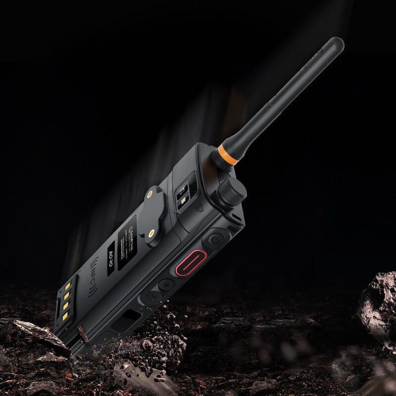 AORO M6 4G Full Netcom Android 10 IP68 Long Range Transmitter Professional Black Handheld Walkie Talkie Smart Phone