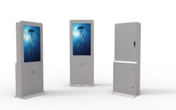 32 Inch Full HD Digital Signage Kiosk , 1920*1080 Outdoor Touch Screen Kiosk