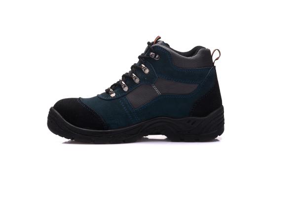 Double Density Leather PU Sole Safety Shoes Casual Ankle Boots For Military